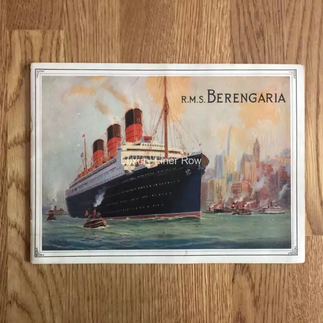 RMS Berengaria Brochure / Cunard / ex-Imperator HAPAG