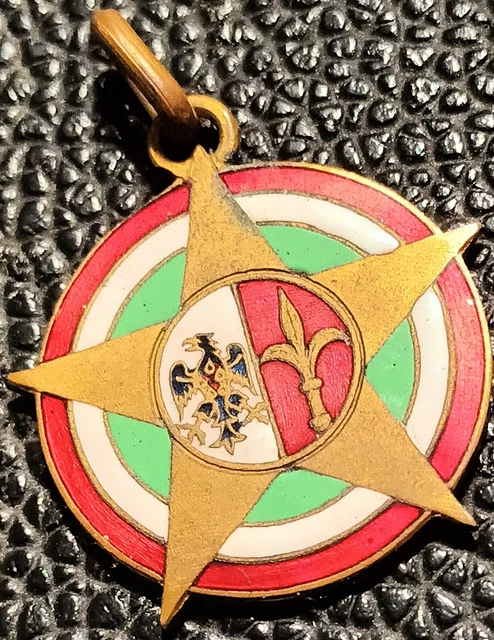 Trento E Trieste Italiane - Ciondolo Medaglia Smaltata - Prima Guerra Mondiale