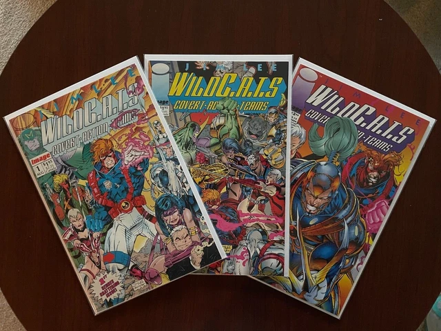 WildC.A.T.S.: Covert Action Teams #1 #3 & #4 (Image 1992) Wildcats Jim Lee NM