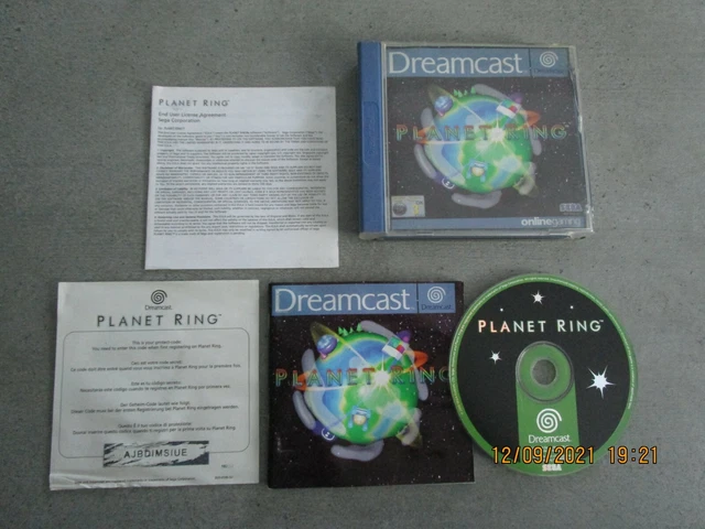 PLANET RING SEGA Dreamcast (Dc) Pal-Euro (Complete - Very PLANET RING SEGA Dreamcast (Dc) Pal-Euro (Complete - Very