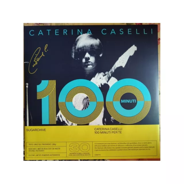 3Xlp Caterina Caselli " 100 Minuti Per Te " Edizione Numerata Autografata 180Gr.