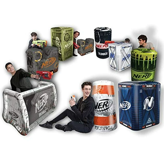 NERF BUNKR BATTLEZONE Stadium Pack Ultimate Inflatable Battlefield
