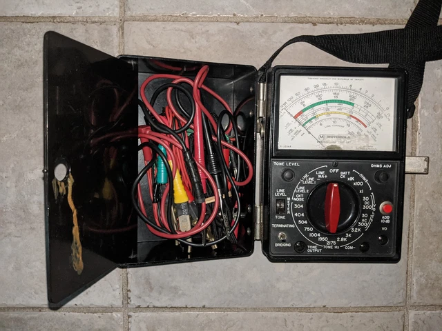 Vintage Motorola R-1034A Control Line Test Set *TESTED*