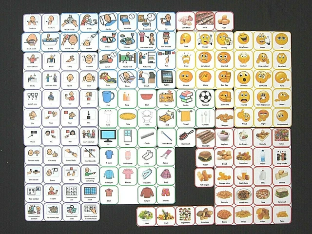 STARTER PACK CARDS - Autism ADHD Visual Communication Aids PECS SEN ...