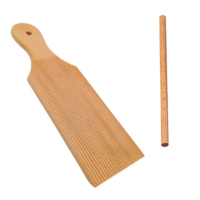 1 juego Pasta Maker cocina Gnochi Board hogar Pasta Board Rolling Pole