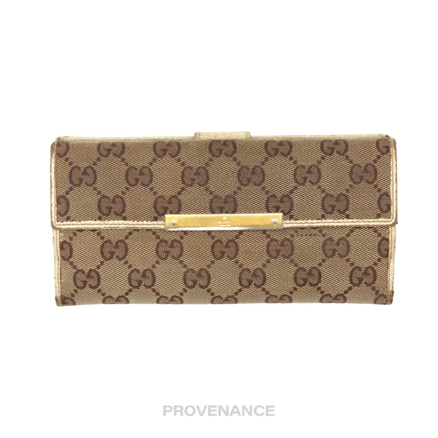 Gucci Long Wallet - GG Canvas White