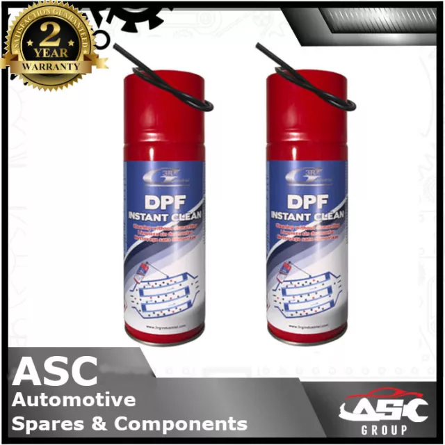 DPF Instant Clean - 400ml - Clean without Dismantling - Aerosol Spray Cleaner x2