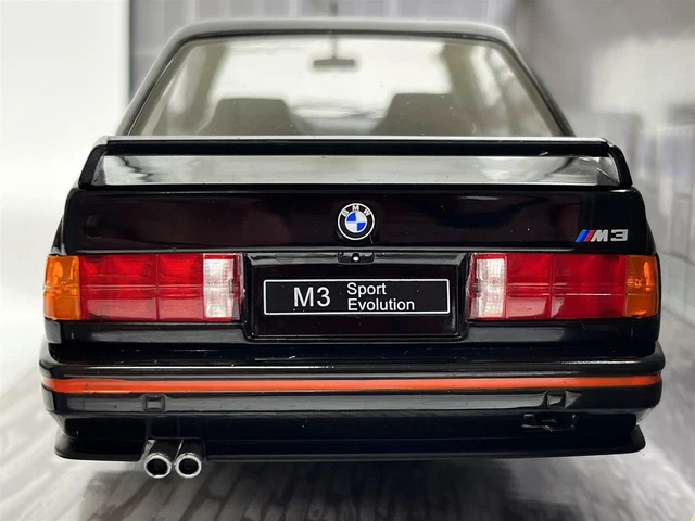 BMW E30 Sport Evo 1990 Noir 1:18 Échelle Neuf Emballé Solido 1801501 3