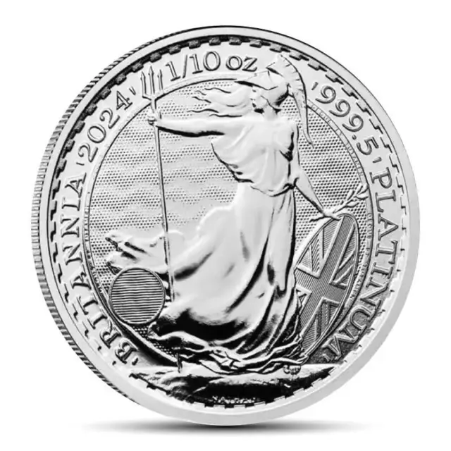 2024 1/10 oz Great Britain Britannia Platinum Coin (BU)