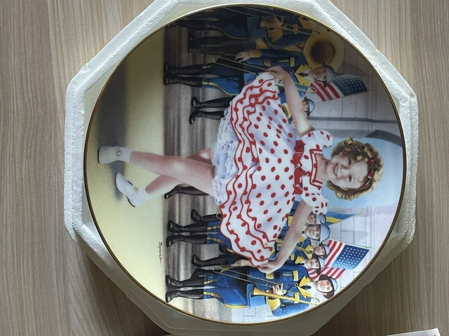 Shirley Temple Stand Up and Cheer Danbury Mint Collectors Plate Numbered Ltd Ed