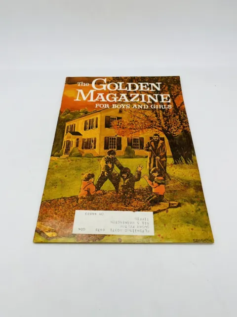 Vintage The Golden Magazine For Boys And Girls  1970 November Vtg