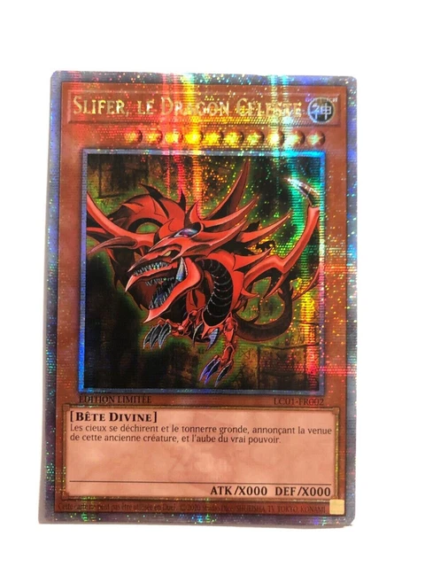 Deck Yu-Gi-Oh! Slifer Le Dragon Céleste - Dieux Égyptiens - 40 Cartes FR - À Partir De 6 Ans