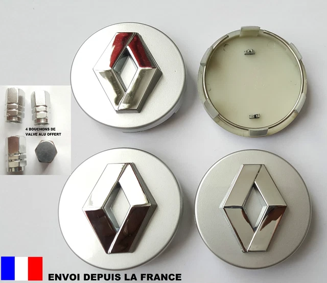 4 Logos Peugeot Noirs 60 Mm - Pour Cache-moyeu De Jante, Centre De Roue, Neufs