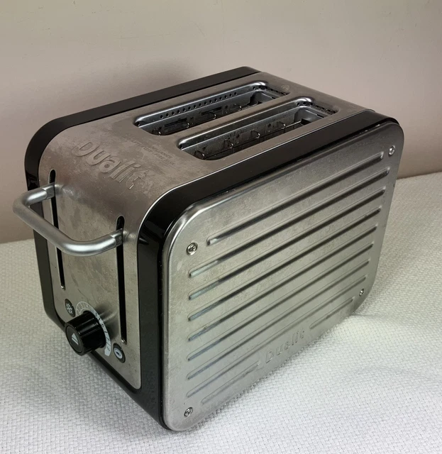 DUALIT ARCHITECT 2 Slot Toaster, Brushed Steel and Black Model CAT 2 £