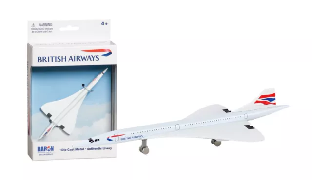 Premier Planes British Airways Concorde Diecast Airplane Model Toy PP-DAR98845