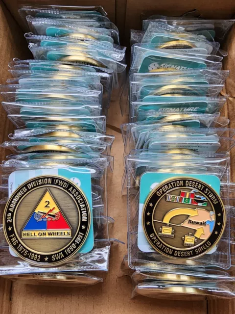 2nd Armored Division Operation Desert Storm Commemorative Challenge Coin