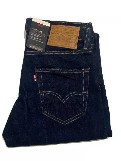 Levi's 511 Men's Slim FIT Dark Blue Jeans BNWT (All Sizes)