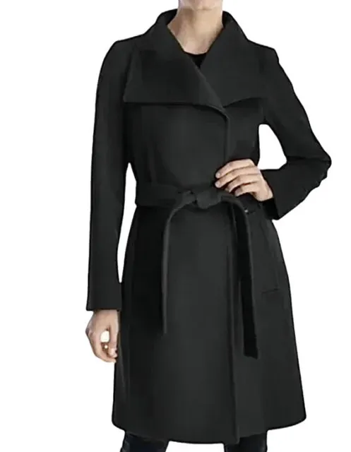 Women’s Michael Kors Belted Midi Coat Wool Blend XS