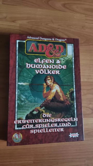 Elfen & Humanoide Völker Box Ad&D Advanced Dungeons & Dragons Sehr Gut