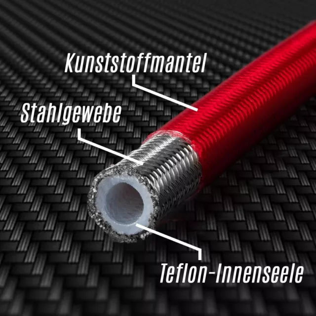 Stahlflex Bremsleitung für DieselWiesel DW 406 -- -- Bj. 2020 Hi. 3