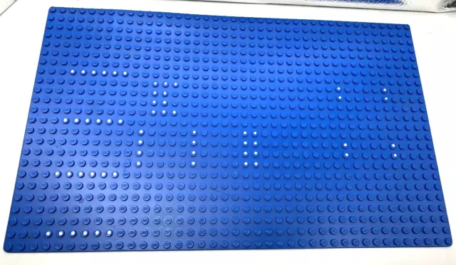 Piastra Base Lego Vintage Blu/Stampa Punti Bianchi - Borchie 40x24 - Lego LegoLand