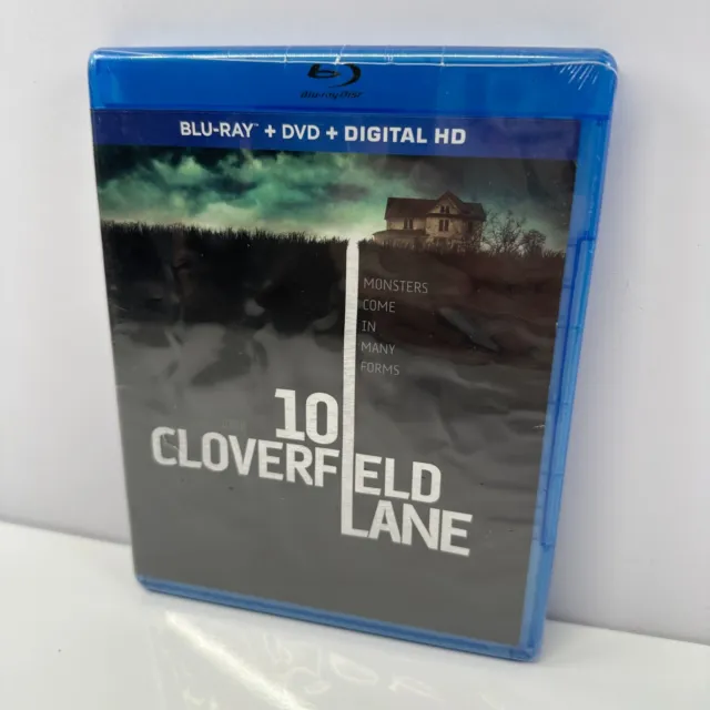 NEW SEALED Blu-Ray + DVD + HD 10 CLOVERFIELD LANE Region A Region 1 Horror 2016