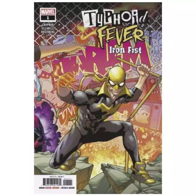 Typhoid Fever: Iron Fist #1 in Near Mint minus condition. Marvel comics [f