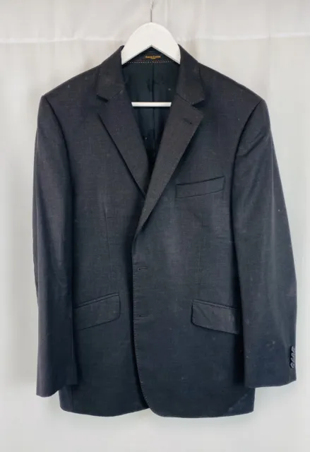 Simon Carter Charcoal Grey Mens Suit Jacket Blazer Size M