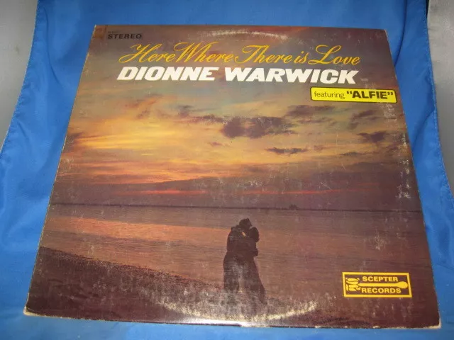 DIONNE WARWICK Here Where There is Love SPS555 Vinyl 12" LP-33 R&B Album[INV-30]