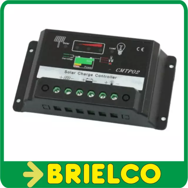 Regulador De Carga Para Placa Solar 12-24V 30A Proteccion De Bateria Bd11703