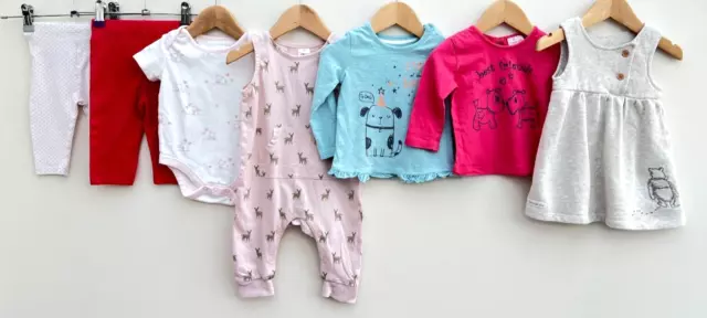Baby Girls Bundle Of Clothing Age 3-6 Months Disney Mothercare M&S