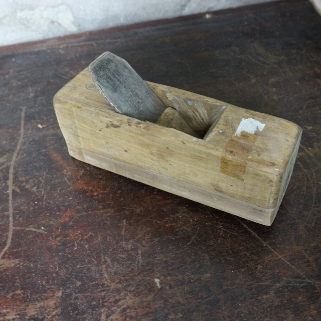 Vintage VARLOPE DE MENUISIER / CHARPENTIER / ÉBÉNISTE Rabot 54 Peugeot Frères