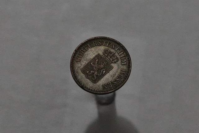 🧭 🇩🇪 Germany Hessen 1 Groschen 1851 Silver B56 #K9867