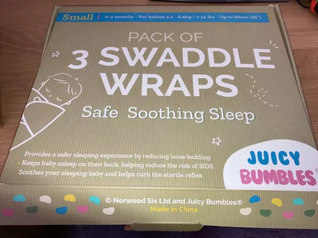 Juicy bumbles baby swaddle hot sale wrap