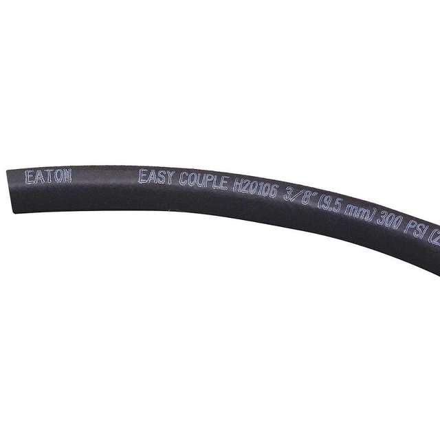 EATON H20104BK-250R Easy Couple Hose,1/4" ID,250 ft. L