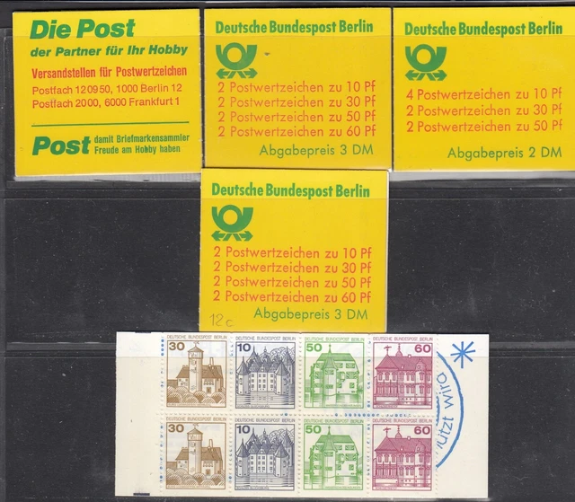 Berlin: 25 Markenheftchen MH 12ca   (54)