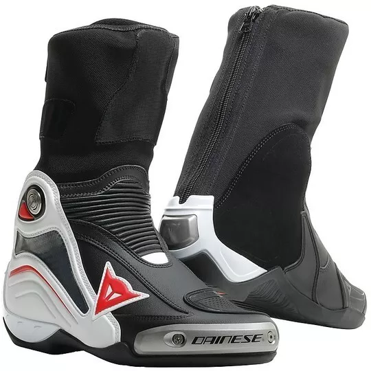 Stiefel Racing Motorrad Dainese Axial D1 Boots Top, Gamma Schwarz-Weiss Rot TG