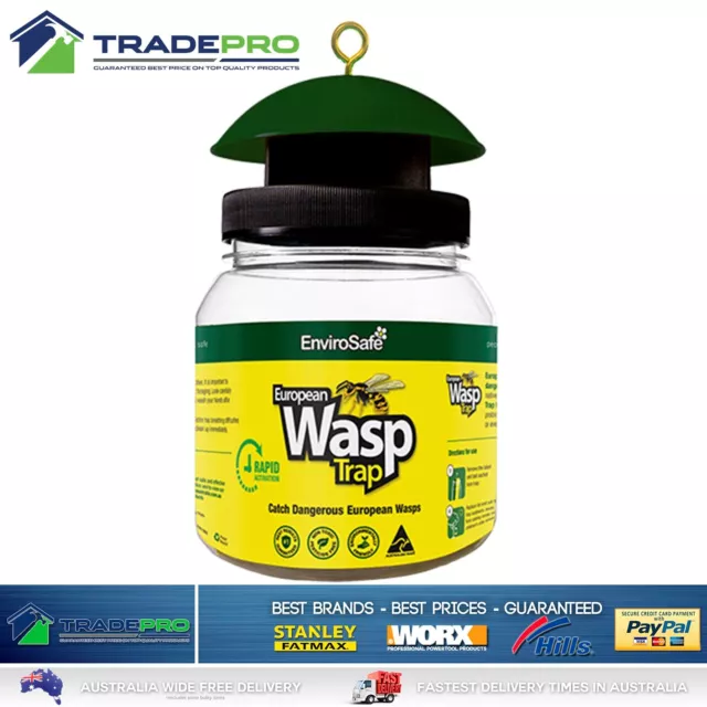 Wasp Trap EnviroSafe® Ultimate with Bait Safe & Easy European Wasps Kill Hornet