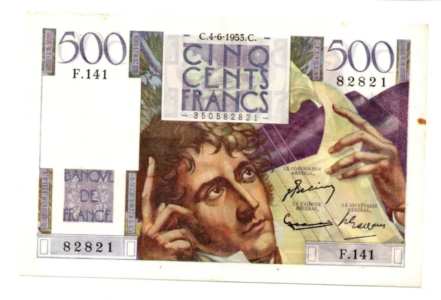 MA 34695  / France - Frankreich 500 Francs 4/06/1953 Châteaubriand TTB