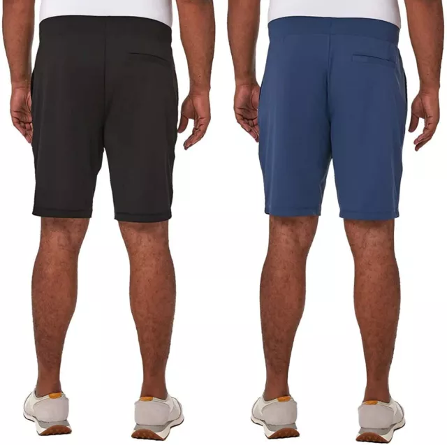 32° Degrees Cool Performance Active Short 2Pk XXL Black/Blue Stretch Breathable 2