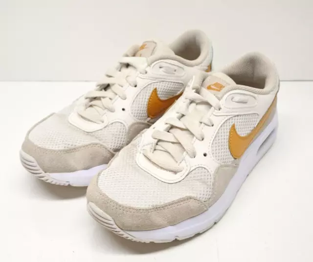 NIKE Air Max SC Phantom Gold Suede Sanddrift Trainers Shoes Sz US 7.5 CW4554-004 2