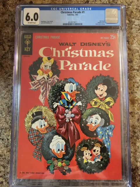 Walt Disney's Christmas Parade #1 (1963) CGC 6.0 Silver Age Gold Key Comics Dell