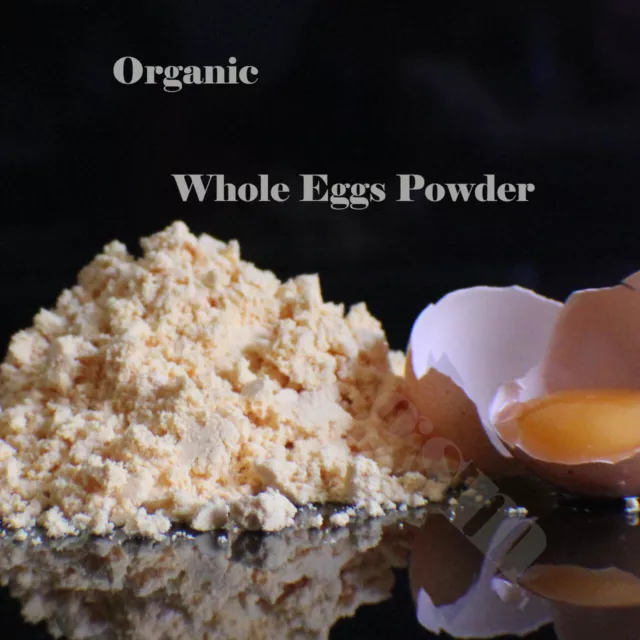 WHOLE EGG ORGANIC POWDER NO FILLERS 100% PURE EGGS Australian FREE RANGE