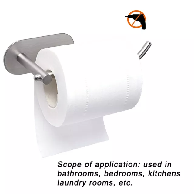 Toilet Paper Holder Multi Purpose Wide Application Anti Rust Zinc Alloy Toilet