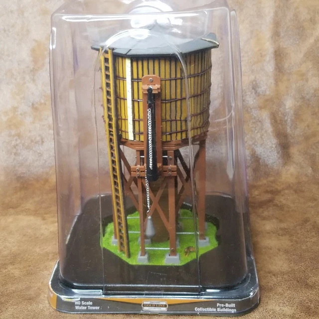 MODEL RAILROAD PREBUILT Gold Line Water Tower HO scale by Menard's