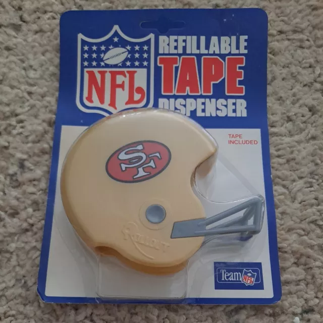 VTG San Francisco 49ers NFL Refillable Tape Dispenser Helmet Custom Sports 1985