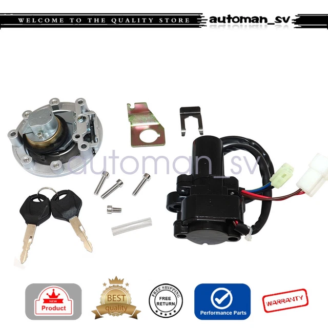 MOTORCYCLE DIRT BIKE Modified Fuel Gas Cap Ignition Switch Key Seat