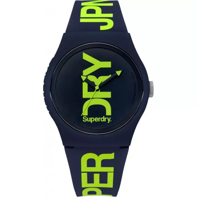 Genuine Superdry Urban XL Sport Unisex Silicone Strap Watch With Colour Choice 3