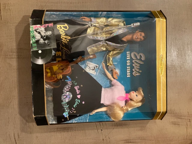 1996 Mattel Barbie Loves Elvis Gift Set #17450 Collector Edition Doll. NIB 