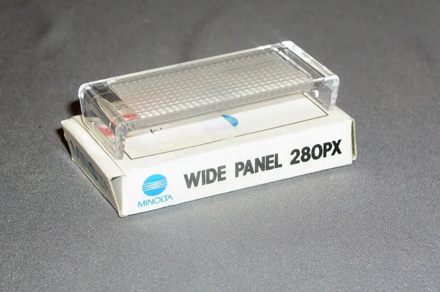 Minolta Wide Panel 280PX 35mm SLR film camera Flash